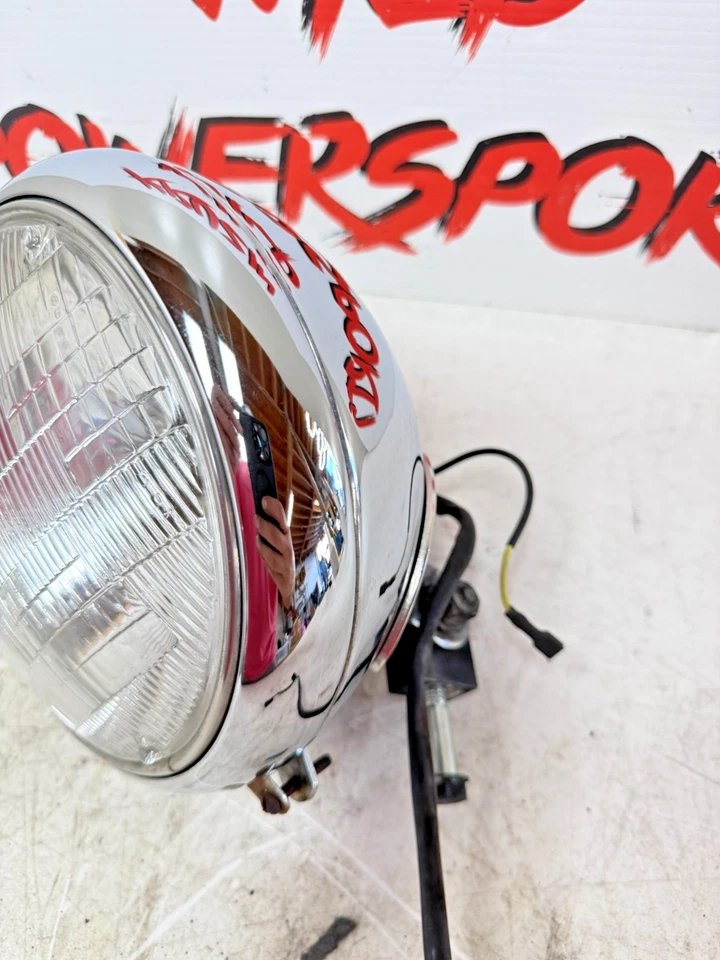 Harley Davidson Softail 1997 8" OEM HD cromo faros carcasa soporte de montaje Foto 3 de 4