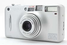   NEAR MINT  PENTAX ESPIO 120SW II Silver Point  Shoot 35mm Film Camera JAPAN