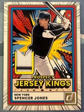 SPENCER JONES 2026 PANINI DONRUSS BASEBALL RC JERSEY KINGS RELIC #PJK-SJ