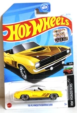 Hot Wheels 2024 '70 Plymouth Barracuda #20/250 Yellow Kroger Factory Sealed