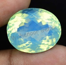 Natural Lime Opal 26.00 Ct Oval Welo Untreated Australian Certified Gemstone