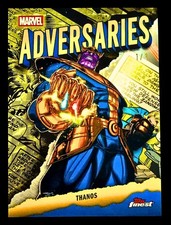 Marketplace image: 2026 Topps Marvel Finest ADVERSARIES #AD 18 Thanos 1/1 Superfractor