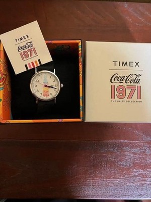 TIMEX CocaCola Unity Wristwatch 1971 Limited Edition Vintage Timepiece