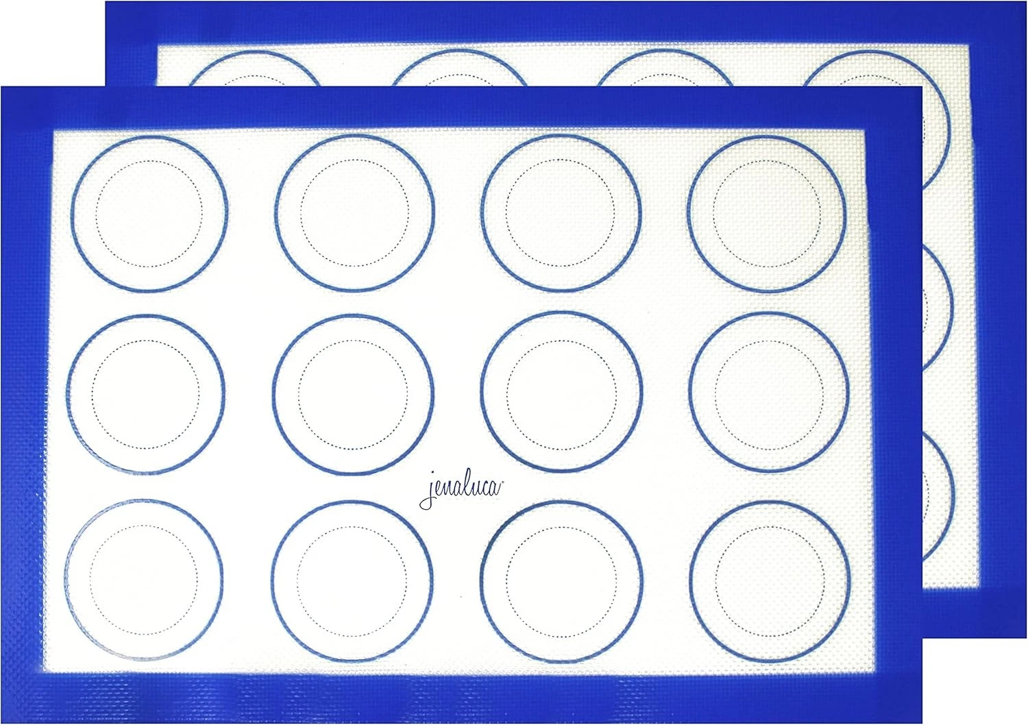Silicone Baking Mats 2 Pack Non-Stick Mats W/ Cookie Measurements Reusable Food