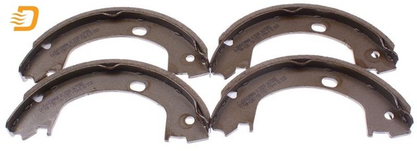 Denckermann B120208 Bremsbackensatz 4 Bremsbacken Trommelbremse FüR Chrysler-image