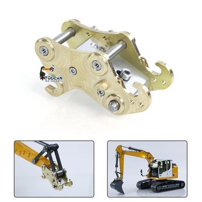 Manual Metal Quick Release Coupler for JDM-208 1/14 RC Hydraulic Excavator LR920