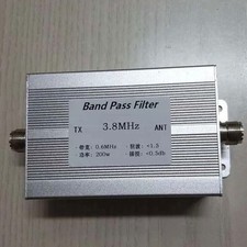 BPF-3.8MHz-200W Band Pass Filter Shortwave Communication Band Isolation Filter