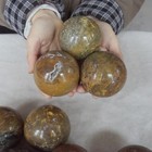 11LB 10Pcs Natural Ocean Jasper Onyx Quartz Crystal Geode Sphere Ball Healing — photo 6