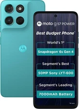 MOTOROLA g57 power 5G (Fluidity, 128 GB 8GB ) 6s Gen 4 Processor Global Version.