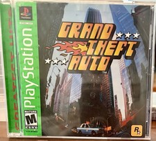 Grand Theft Auto, PS1 PS PlayStation Tested with Map GTA 2001 Greatest Hits