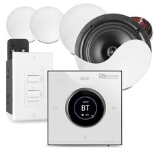 Powerline B50W 2-Zone Bluetooth Ceiling Speaker System for Home Audio - 4x NCSS5