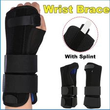 Wrist Brace for Carpal Tunnel Relief Night Support Sprain Forearm Splint Strap