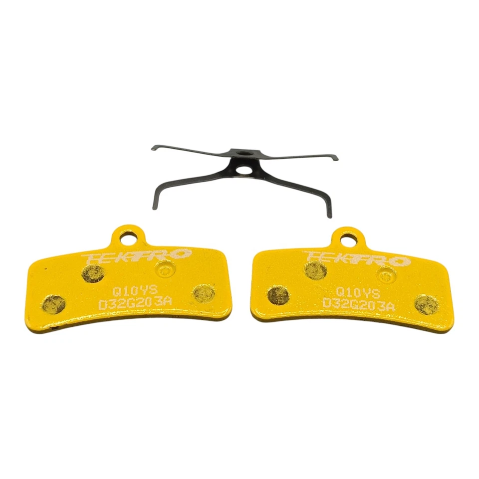 Pastilla de freno Tektro Q10YS semi metálica 4 pistones TRP Orion 4P Shimano Saint D03S Foto 2 de 4