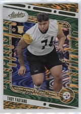 2024 Panini Absolute Rookies Green Waves 22/50 Troy Fautanu #120 c6h