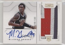 2012 National Treasures 2011 Rookies Memorabilia 48/199 MarShon Brooks Auto 0s3