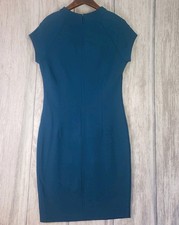 Stella McCartney Short Sleeve Teal Mini Dress Size 12 US