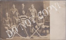 RPPC-Picton ON-Ice Hockey Team-Ontario-Canada-Real Photo-RP