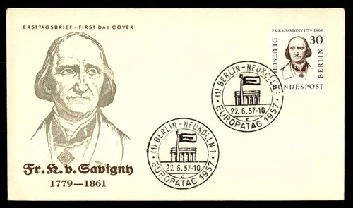 Mayfairstamps Germany FDC 1957 Fr Kv Savigny First Day Cover aax_14483