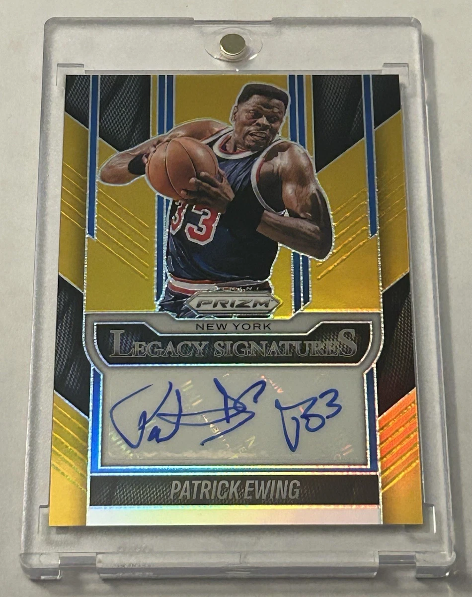 25+ Panini Patrick Ewing Basketball Autographed Sports Trading