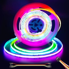 18ft RGBIC COB LED Strip Light, Addressable C...