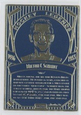 1993 Legendary Foils Hockey Legends Promos Milt Schmidt HOF 09kf