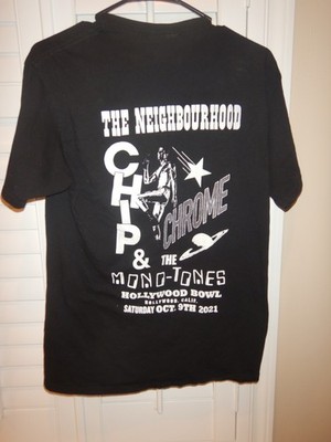 Neighbourhood Chip Chrome & The Monotones T-shirt * Hollywood Bowl 2021 * MEDIUM