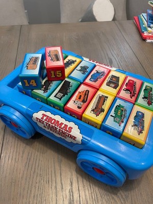 Vintage Nylint Thomas & Friends Ride Block Wagon Train Trailer  learning blocks