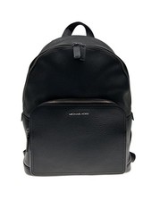 MICHAEL KORS 37S4LPCB8L Backpack Rucksack Leather Black Plain Used