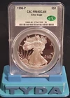1996-P American Silver Eagle PR69 DCAM CAC