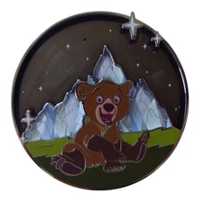 Disney Trading Pin 181261 Koda Sitting at Night - Brother Bear - Stained Glass