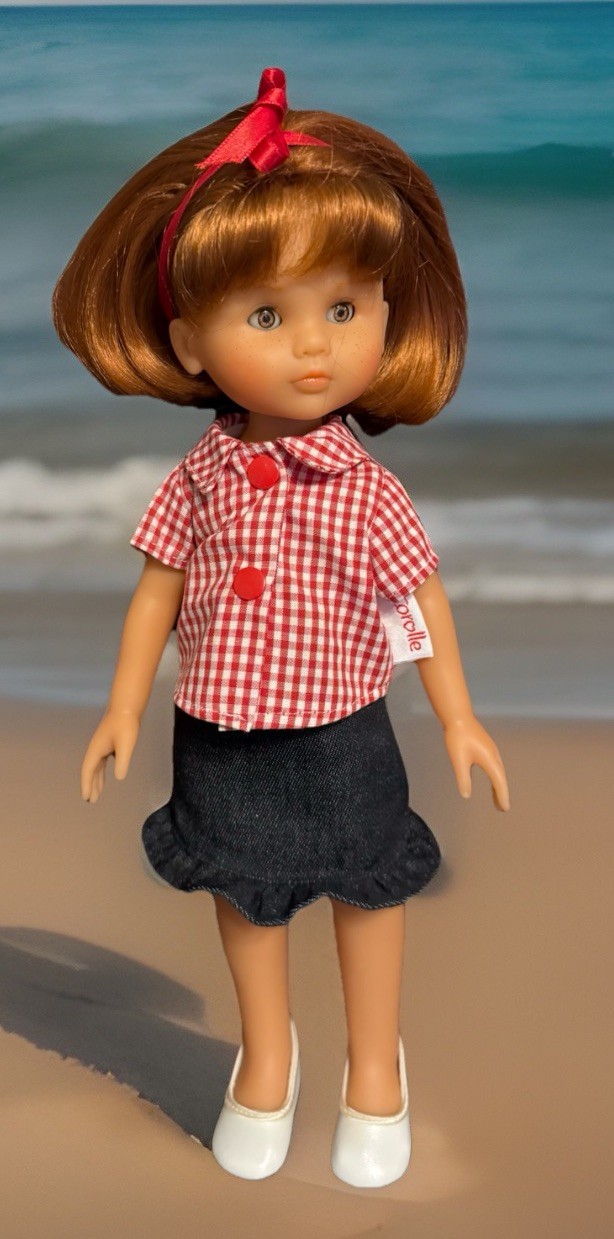 Corolle Clara Doll "Les Cheries", 14&rdquo;, Used, Redhead with 