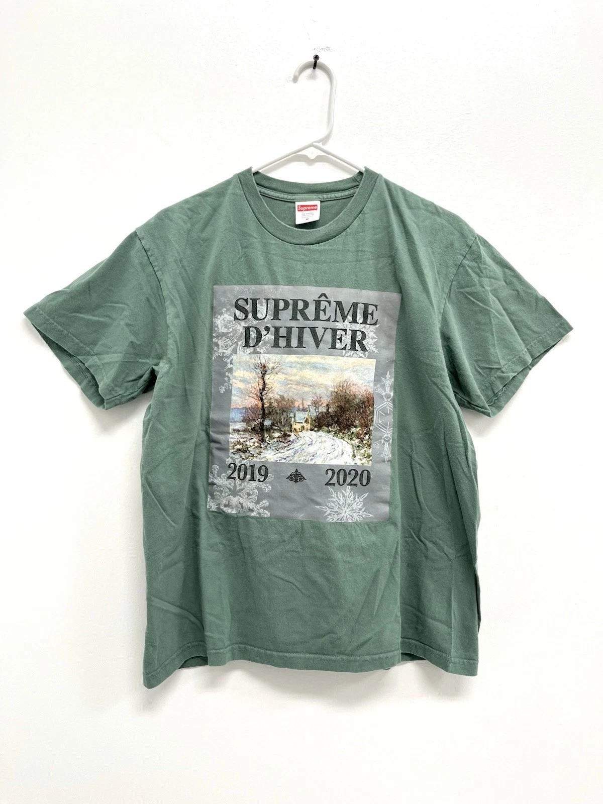 Chemise Supreme D'Hiver Medium Homme Vert Comme Neuf Noël 2019 2020 Rue Française