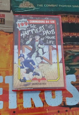 Happiest Days of your Life (Firebird 1987) Commodore 64 (Tape, Box, Manual) 8bit