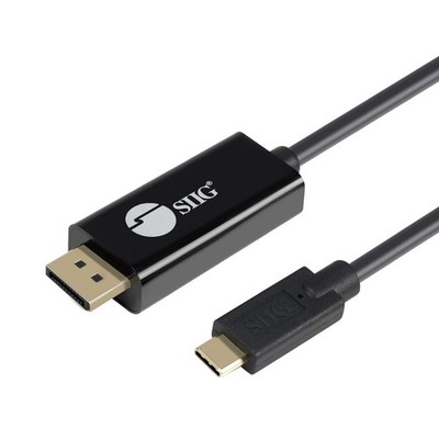SIIG USB-C to DisplayPort Active Cable - 2M, 4K60Hz, HDR (CB-TC0K11-S1)