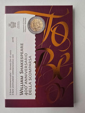 2 Euro Coin San Marino 2016 ++ William Shakespeare ++ Coincard