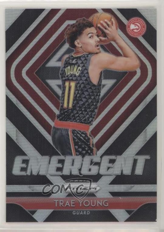2018-19 Panini Prizm Emergent Silver Prizm Trae Young #5 0b0