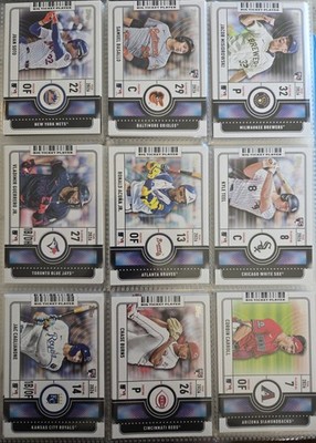  2026 Topps Big Ticket Players Inserts - U Pick / Choose - Skenes Trout Soto RC