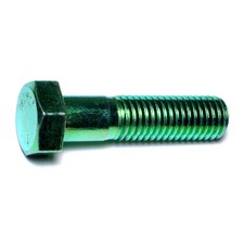 5/8"-11 x 2-1/2" Green Rinsed Zinc Grade 5 Hex Cap Screws (37 pcs.)