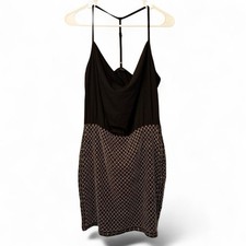 Guess Beaded Dress Black Size M Y2K 90s