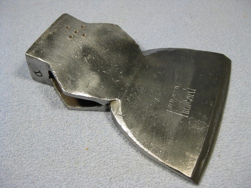 Rare Vintage Large Logo Kelly How Thomson Co. Hickory Hewing Hatchet Head