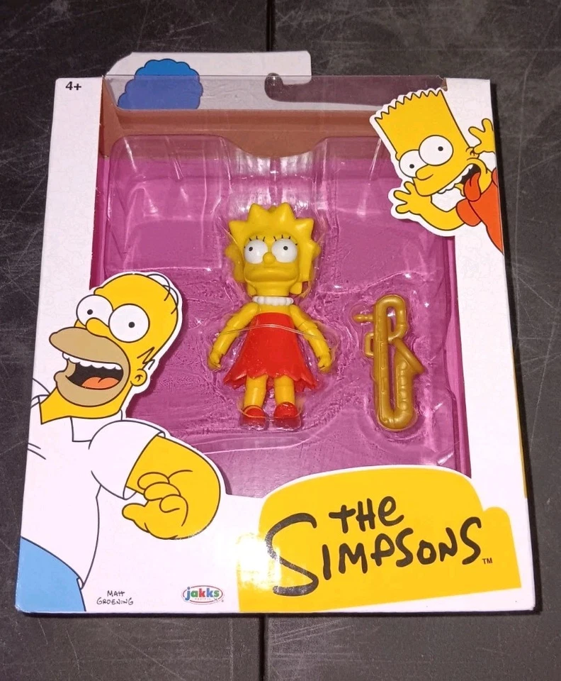 *ENVÍO GRATUITO* SET FAMILIAR SIMPSONS 5" Bart Marge Maggie Homer Lisa Jakks Pacific Foto 4 de 4