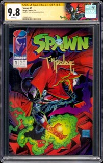 Todd McFarlane Signed Spawn #1 Image Comics 1992 1st Appearance AUTO CGC 9.8