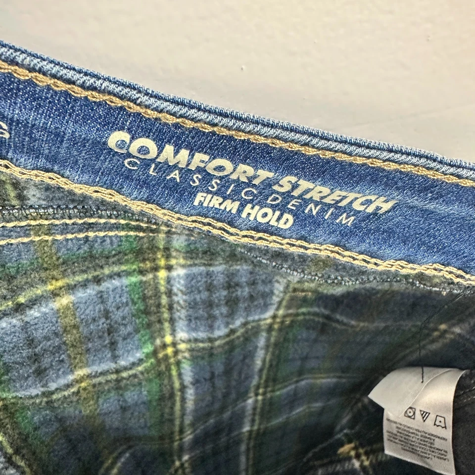 Natural Reflections 16 Blue Flannel Lined Jeans Fleece Lined Warm Outdoors - Image 3 of 4