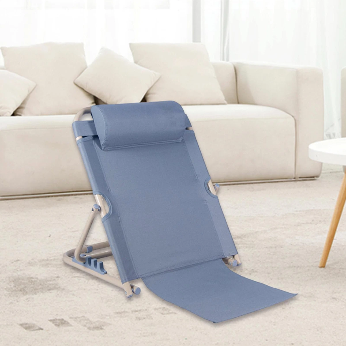 Bed Backrest Adjustable Folding Chair Portable Back Rest Support for Adult