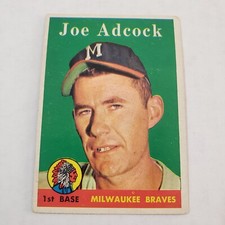1958 Topps Joe Adcock # 325