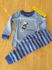 NWT Gymboree Boys Gymmies Pajamas PJ Puppy astronaut dog space 2T, 4