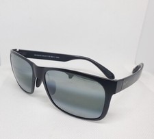 Maui Jim Red Sands MJ432-2M Matte Black Sunglasses 59-17-140 Neutral Grey Lens