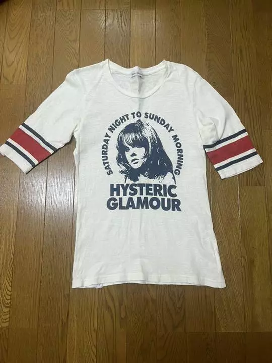 hysteric glamour skull design ヌードガール tee