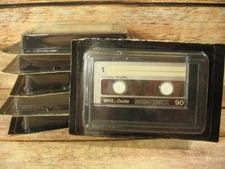 NEW Vintage Memorex MRX3 Oxide 90 Blank Cassette Tape Lot of 6 USA 1979 NOS