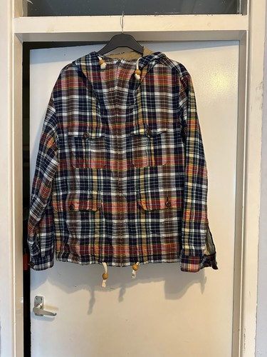 Polo Ralph Lauren Herren Madras Anorak Multi Baumwolle Hoodie Jacke £ 450 authentisch - Bild 7 von 14